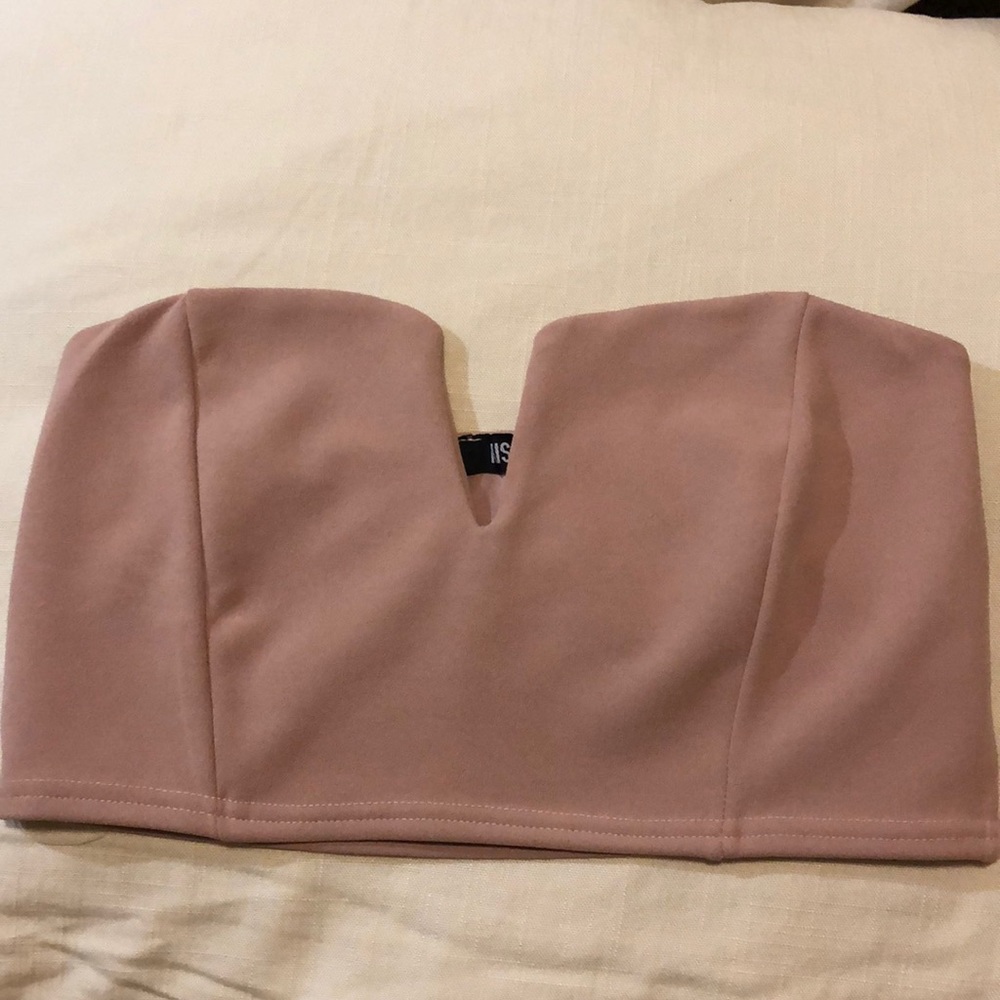 blush crop top